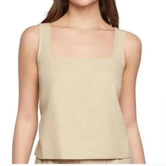 Express Linen Tank Top‎ Cream Size XL or XXL - Picture 1 of 4